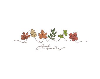 Fall embroidery designs, machine embroidery designs, embroidery files, embroidery pattern, trendy embroidery designs, digital download