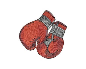 Diseño de bordado de guantes de boxeo, diseños de bordado a máquina de club de boxeo, archivos de bordado deportivo, patrón de bordado, descarga digital