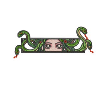 Ricamo mitologia greca, Grecia antica, Disegni di ricamo alla moda, Ricamo Medusa, Ricamo anime, Mitologia romana, Download digitale