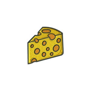 Mini Käse Stickmuster, Stickmuster, Stickdateien, Baby Stickmuster, Stickdatei Essen, digitaler Download