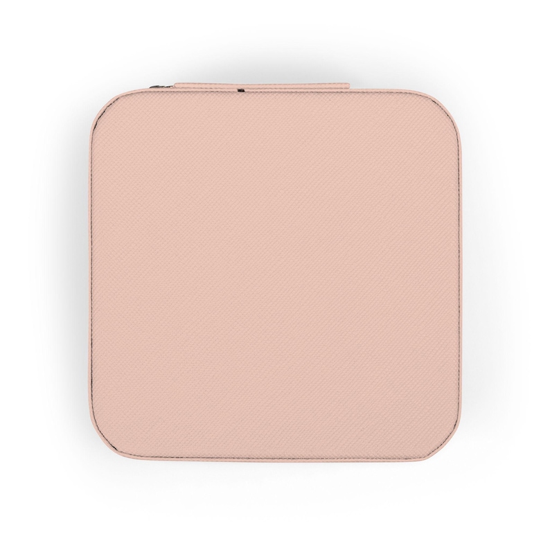 Estuche de viaje para joyas de Lilo y Stitch | Organizador compacto rosa imagen 5