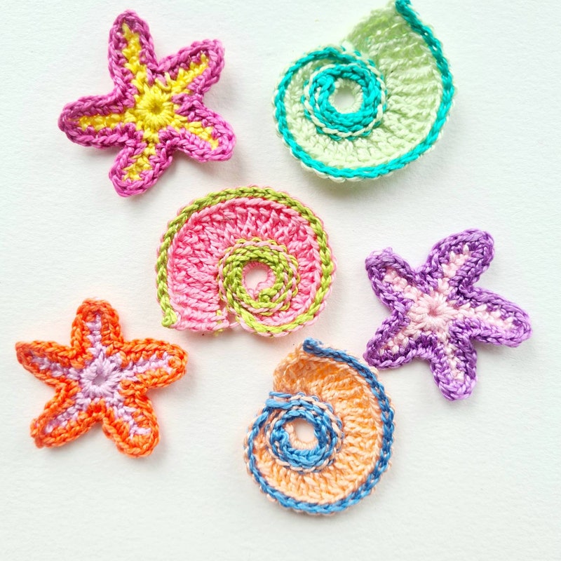 Crochet Seashell Etsy