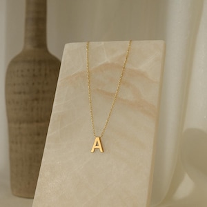 Joyas de acero inoxidable personalizables - Collar minimalista personalizable - oro o plata