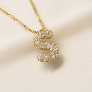Collar con letra personalizada – Acero inoxidable dorado – Joyería para mujer, regalo de moda