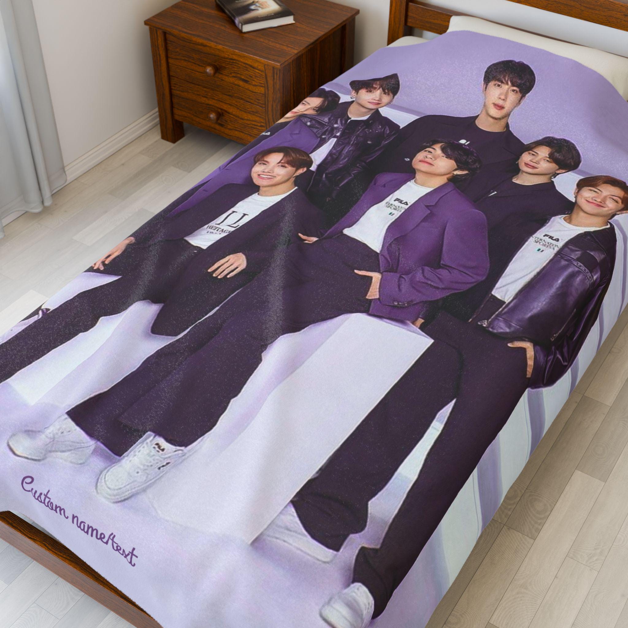 Bts Blankets - Etsy