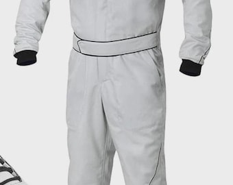 Traje de carreras de karts con estampado digital: tejido Cordura 600D personalizable.