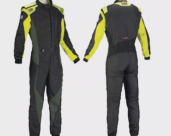 Kit combinaison de course de karting Ferrari : cordura imprimé numérique, gants, cagoule
