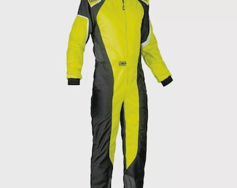 New 2025 Digital Printed Go Kart Racing Suit : Level 2, With Free Balaclava