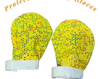 Protective Sensory Mittens for Children: Soft, Lightweight Barrier for Medical Tubes