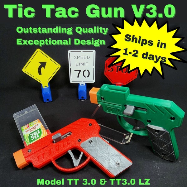 Tic Tac Launcher V3.0 Best Quality and Design Shooter Gun