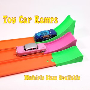 Car Launch Ramp, Compatible with Hot Wheel, 1:64 Scale Cars, Matchbox