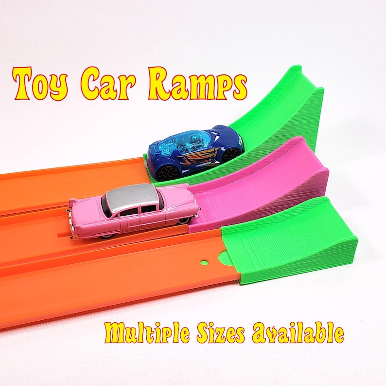 Car Launch Ramp, Compatible With Hot Wheel, 1:64 Scale Cars, Matchbox ...
