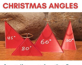 Christmas Angles Decoration, Set of 4 - Humorous Holiday Decoration