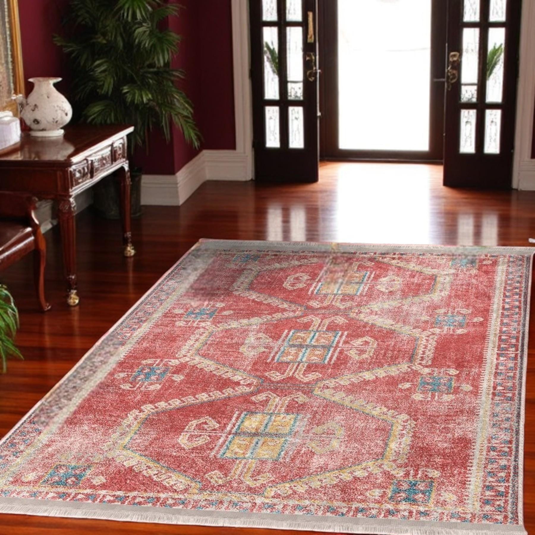 玄関マット Vintage Tribal Rug Amazon.com: Aldopein Tribal Rugs Summer Tropical 4x6 Area Rugs