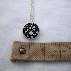 Silver Full Moon Necklace by Hybrid Handmade, Cari-Jane Hakes image 4