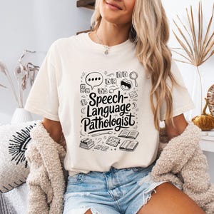T-shirt logopedist, logopedist, shirt communicatietherapeut, cadeau logopedie, kleding logopedie