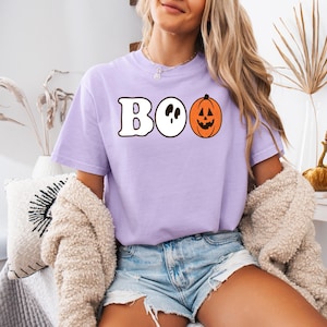 Spooky Season, Halloween Boo T-Shirt, Halloween Shirt, Retro Ghost Tee, Cute Fall Shirt, Pumpkin Tee, Ghost Tee, Comfort Colors®