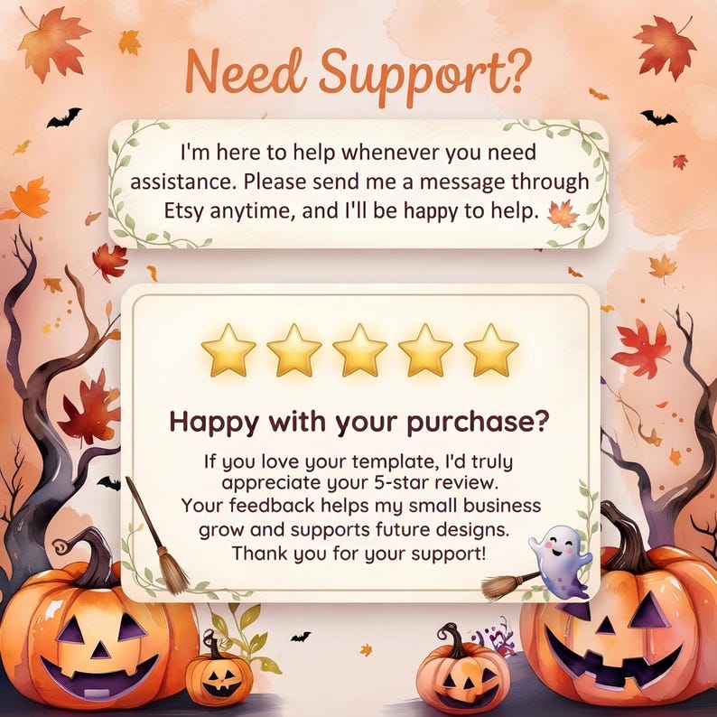 Halloween Party Invitation Digital Halloween Invitation Template Printable Invite Lets Get Spooky Ghost Party Trick or Treat Canva Template image 13