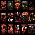 Halftone Rock Bundle | 120+ Designs | DTF & DTG PNG Files | A2 A3 A4 Dark Rock T-Shirt Graphics for Streetwear Apparel | Digital Download product logo