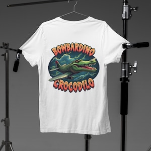 Bombardino Crocodilo Funny Shirt, Italian Brainrot Shirt, Bomber Crocodile, Bombardino Crocodilo Meme, Shirts That Go Hard
