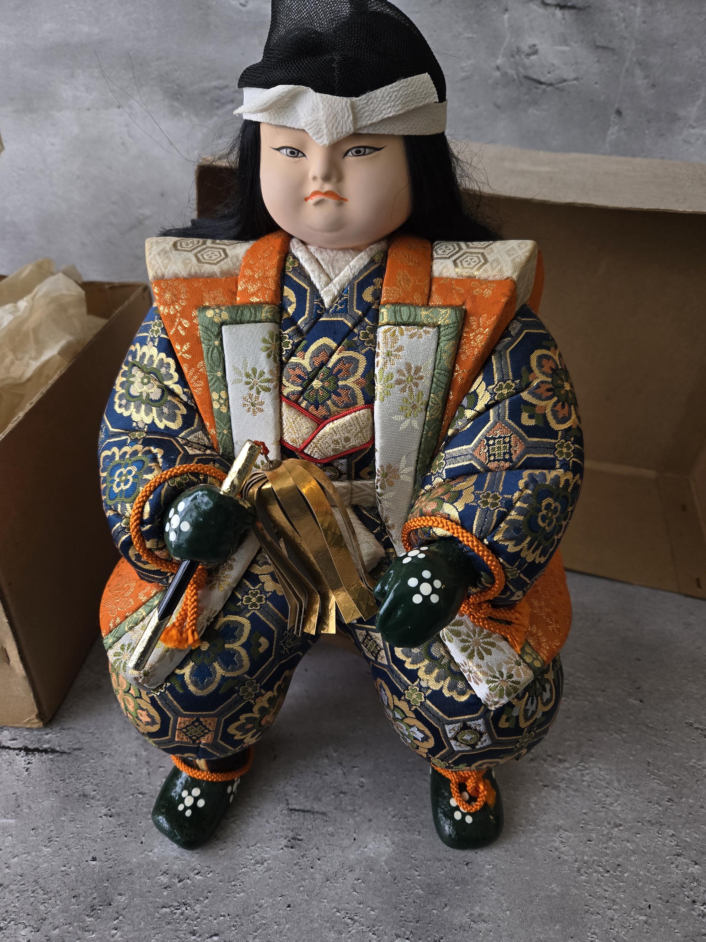 日本人形 藤娘 ガラスケース付き 昭和 アンティーク雑貨 インテリア