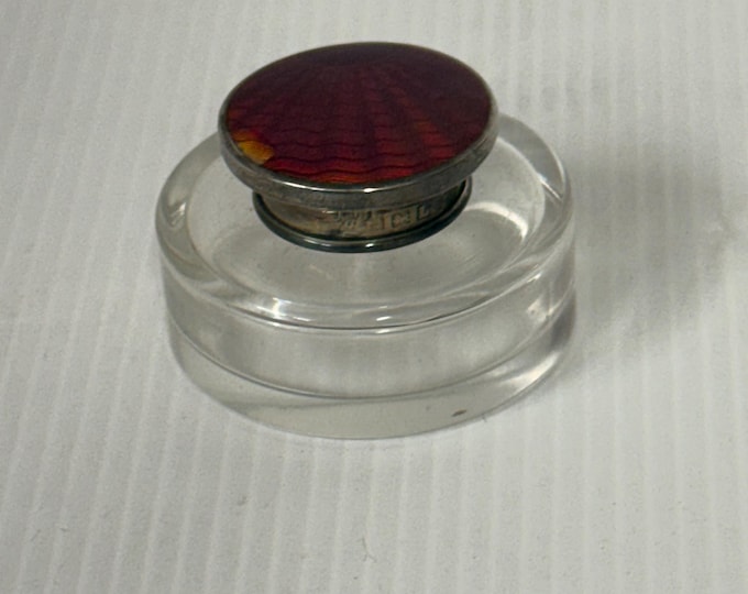 Antique English silver toilet bottle