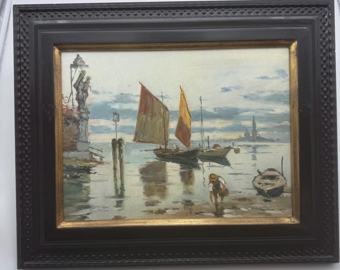 Painting by Angelo Gatto (1922-2018)