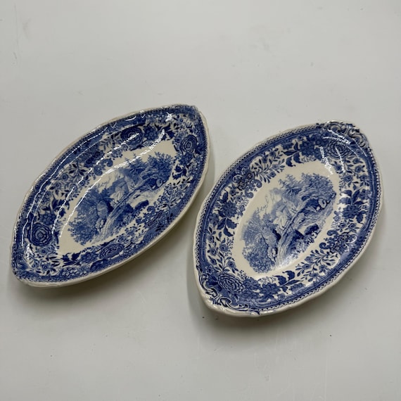 Pair of oval serving plates Villeroy & Boca