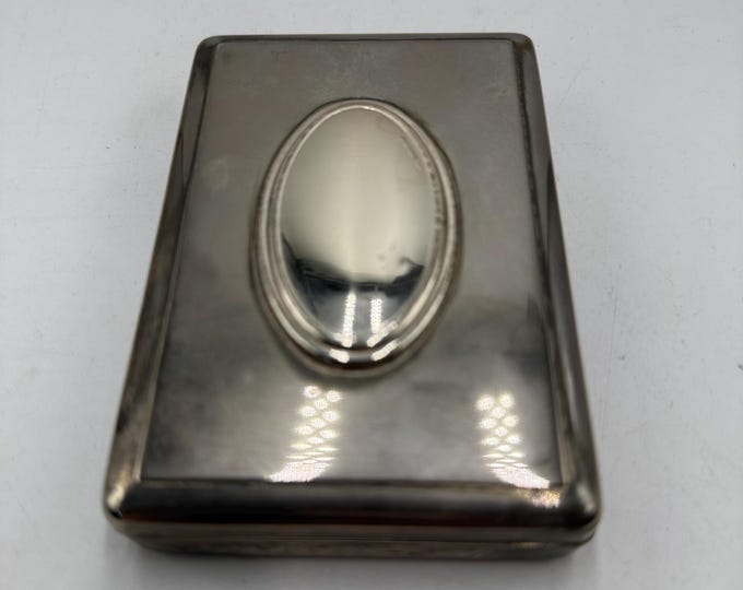 Antique metal cigarette case