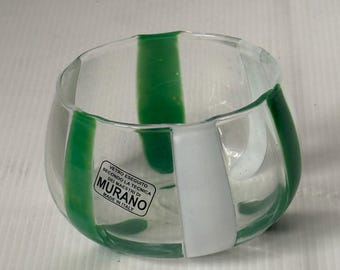 Ciotola svuotatasche in vetro di Murano.