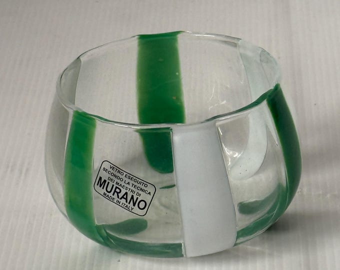 Ciotola svuotatasche in vetro di Murano.