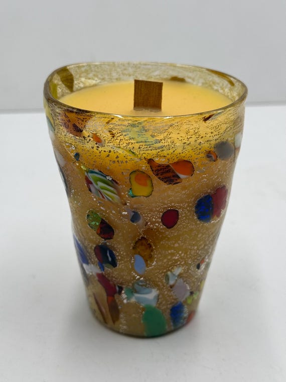 Murano glass-Scented candle -blown glass