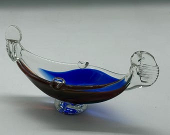 Murano glass gondola in vetro
