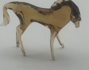 Murano glass scultura di cavallo