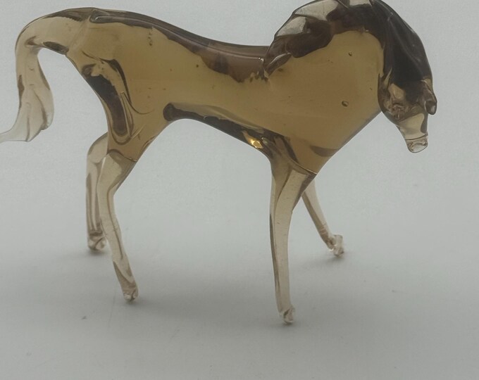 Murano glass scultura di cavallo