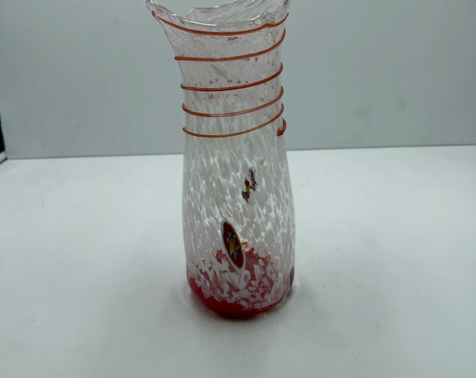 Vintage Murano Glass Artistic Vase - Fornace Santa Chiara