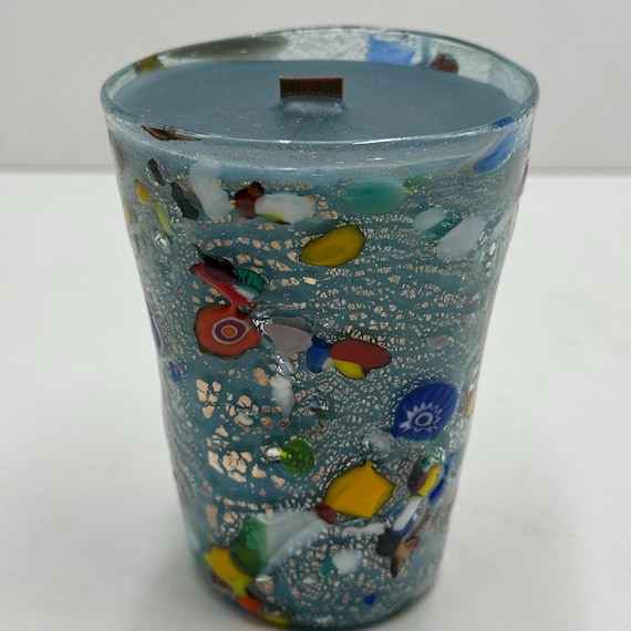 Murano glass-Scented candle -blown glass
