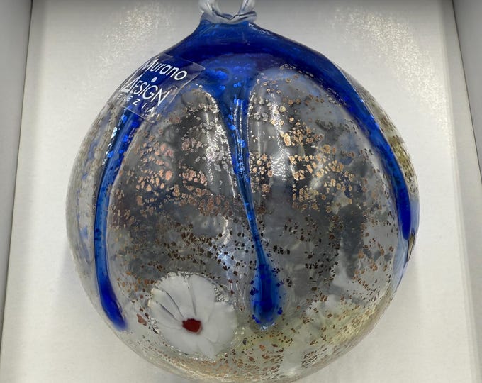 Murano glass Christmas tree ball
