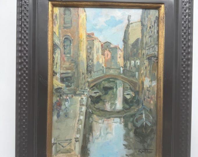 Painting by Angelo Gatto (1922-2018)