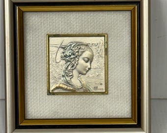 Silver bas-relief depicting the Madonna by Filippo Lippi, known as "Lippina".