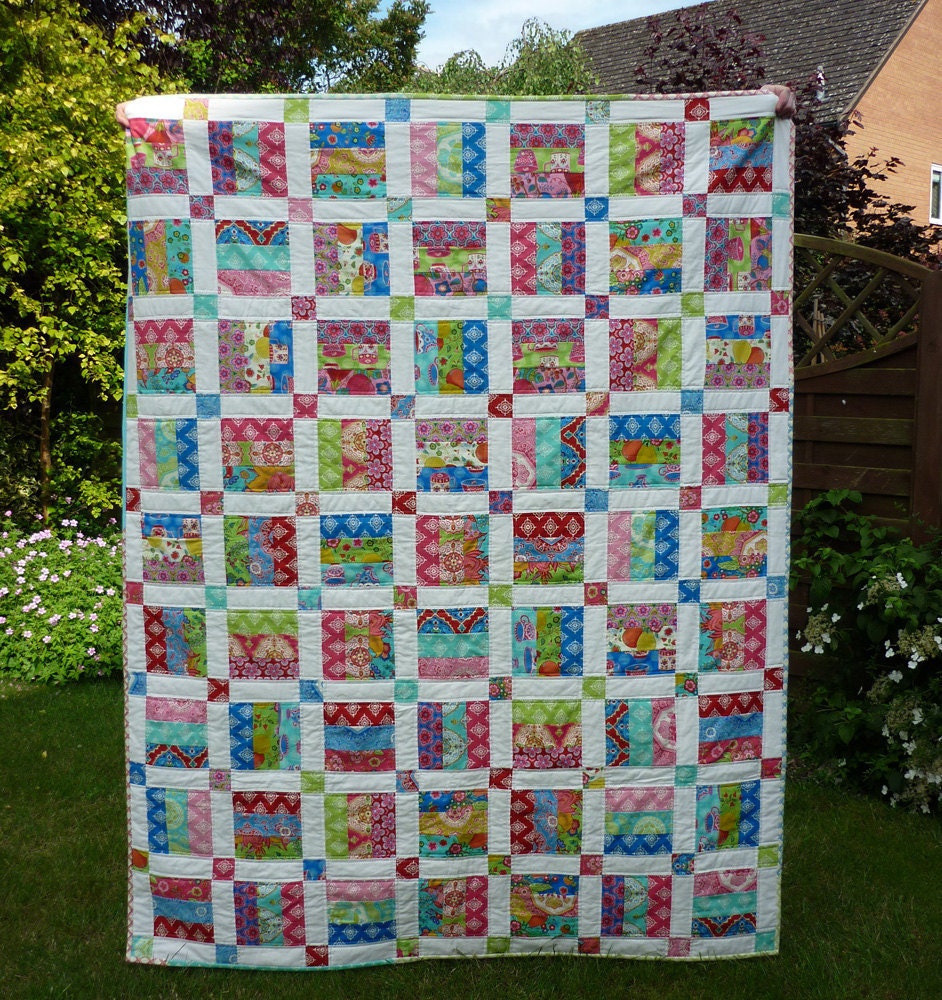 Easy Quilt Pattern Modern Quilt Pattern for Jelly Rolls 6 Etsy