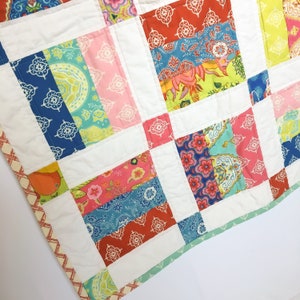 Easy Quilt Pattern, Modern Quilt Pattern for Jelly Rolls, 6 Sizes Baby ...