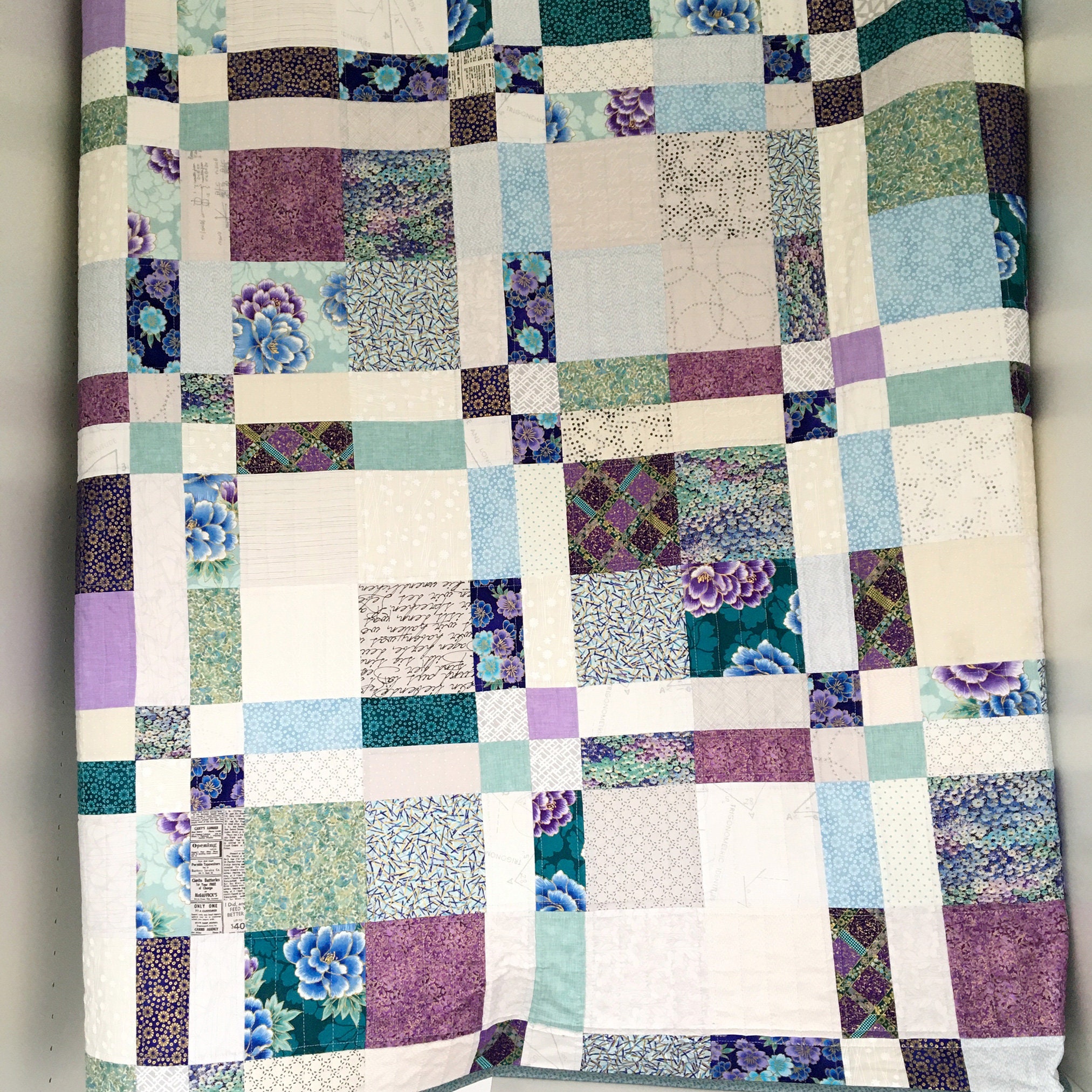 Quilt Pattern for Charm Packs, Easy Modern Beginner Quilt PDF Quilt P…