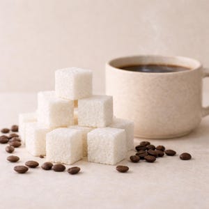 Künstliche Zuckerwürfel für Kaffee Styling, Wiederverwendbare Foto Deko