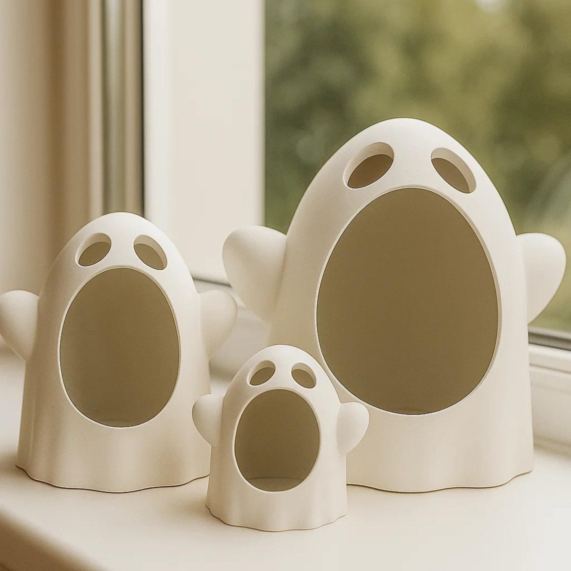 QIANAI Halloween Totenkopf Schale - Gruselige Süßigkeiten Schale Aus Harz