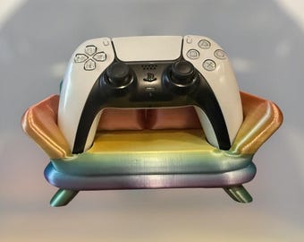 ps5 Controller Halter stand Chill Sofa Couch mit Kissen rainbow viele Farben möglich