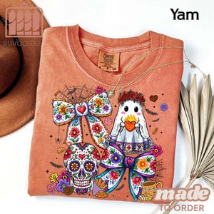 Comfort Colors Espooky Vibes Shirt, Halloween Mexican Conchas Ghost Shirt, Halloween Conchas Shirt, Funny Pantasmas Ghost Pan Dulce Shirt