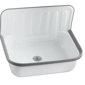 vintage enamel sink water basin white wall mounted sink