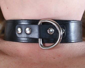 D Ring Collar | Etsy