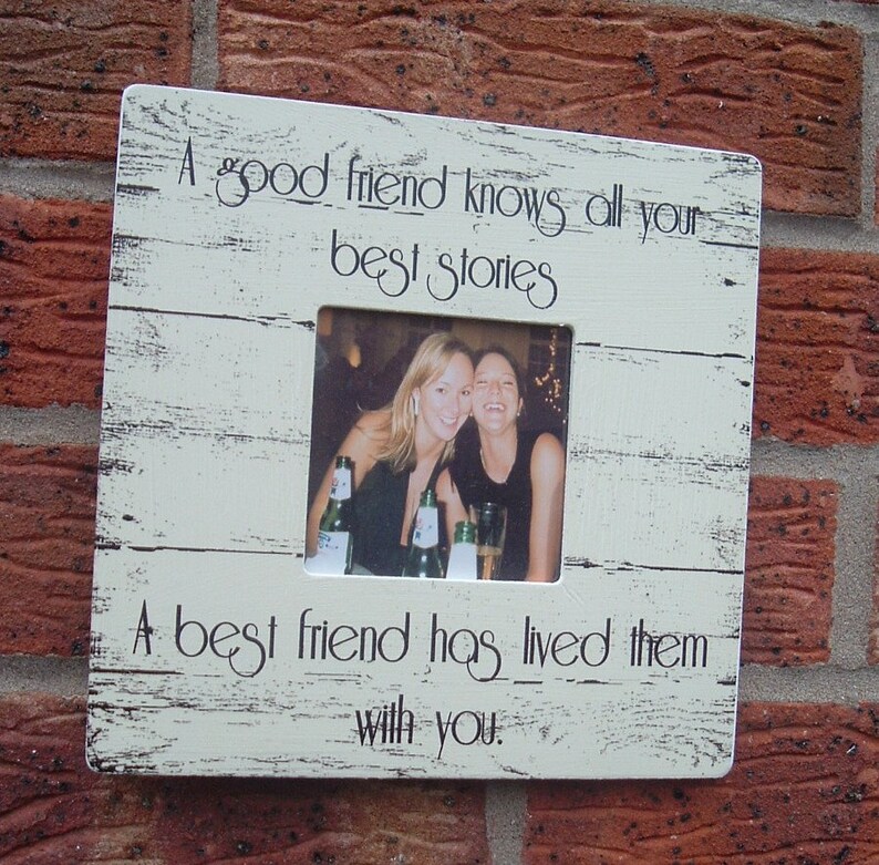 Best Friends Picture Frame Good Friend Best Friend Photo Frame Etsy UK